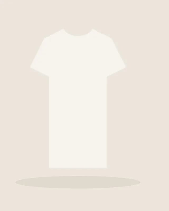 T-shirt branca básica mulher