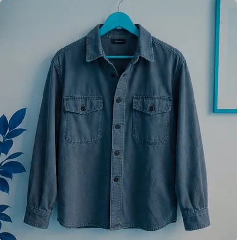 Sobrecamisa azul-marinho